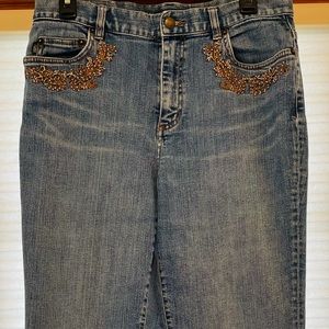 Ralph Lauren jeans with bead embellishments